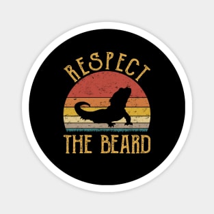 Respect The Bearded Dragon Magnet